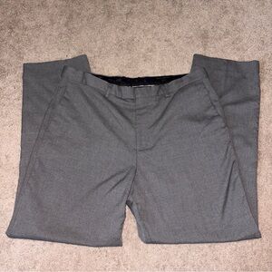 Men’s Banana Republic Herringbone Gray Slack Pants Size: 36x32